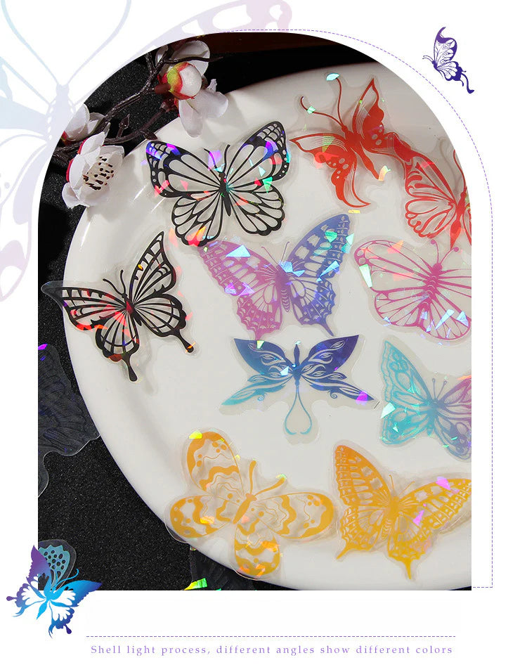 CAWPURI Yuezhenliu Yudiemeng Waterproof Sticker Set – 30 Adorable Designs