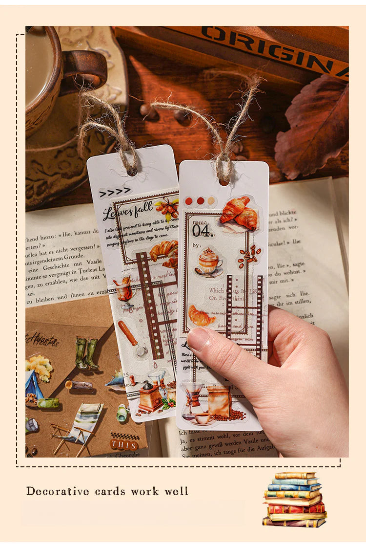 Gourmet Handbook Stickers - 4 Exquisite Designs