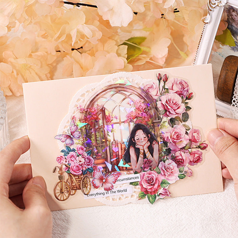Secret Landscape Waterproof Stickers – 50 Enchanting Outdoor Designs