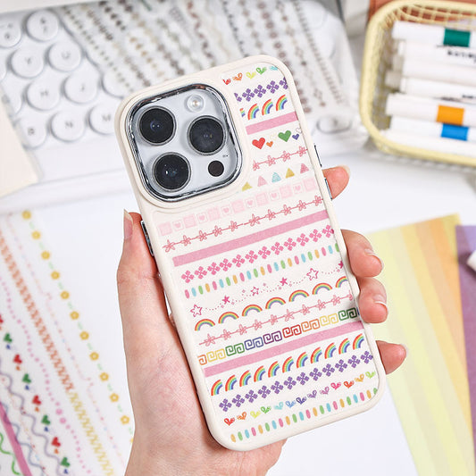 CAWPURI Boundary Guard Strip Stickers – 6Pcs Washi Paper Cut Film for Handbooks