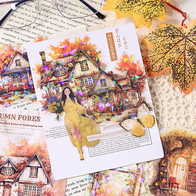 Secret Landscape Waterproof Stickers – 50 Enchanting Outdoor Designs