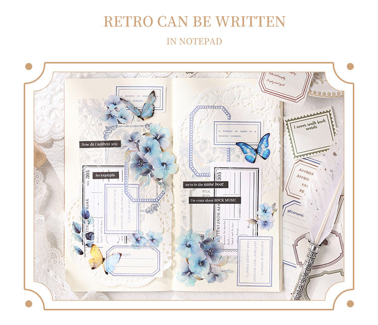 CAWPURI Ancient Rhyme Retro Notepad – 30 Sheets, 6 Styles for Handbooks