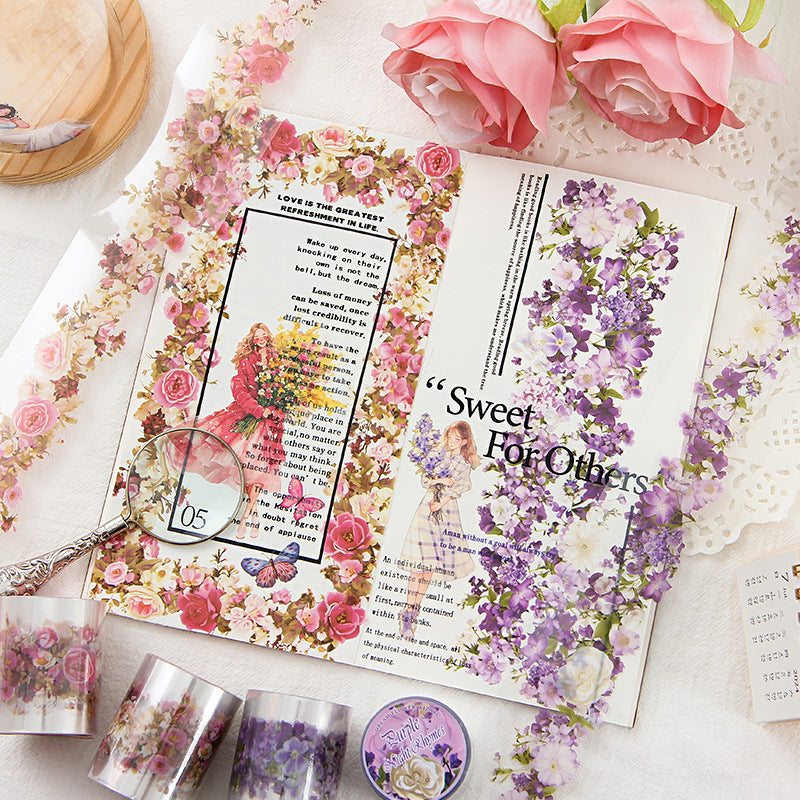 CAWPURI Dream Flower Wizard Tape – Waterproof PET Floral Handbook Tape