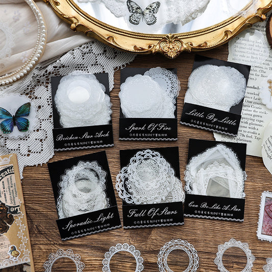 CAWPURI Sun Moon Stars Handbook Sticker Set – Retro - Inspired for Crafts