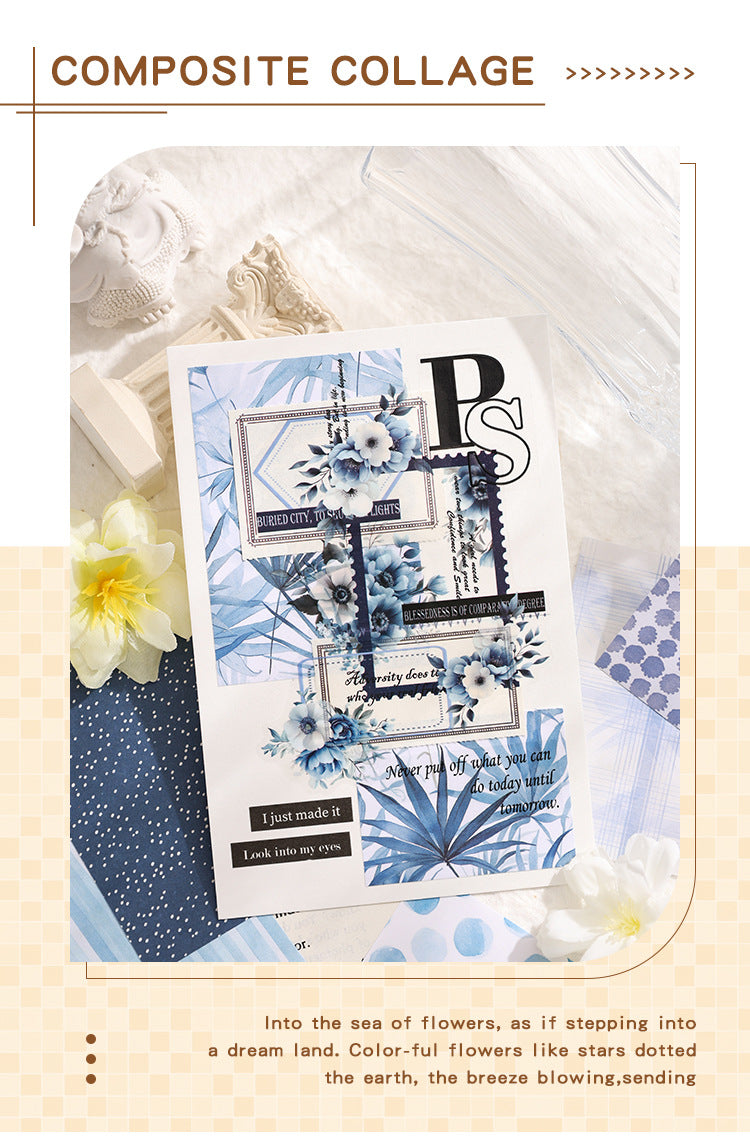CAWPURI Retro Emotional Writing Notepad – Decorative Base Paper for Handbooks