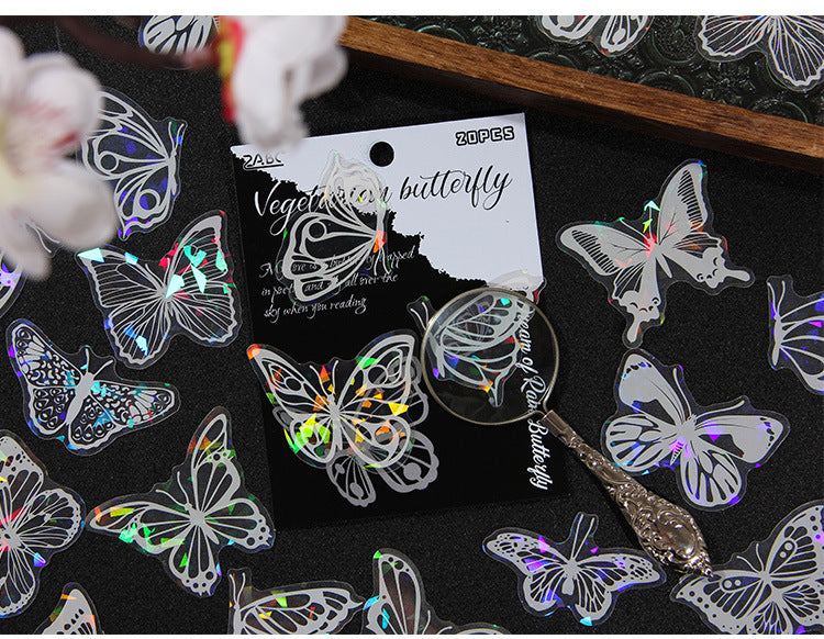 CAWPURI Yuezhenliu Yudiemeng Waterproof Sticker Set – 30 Adorable Designs