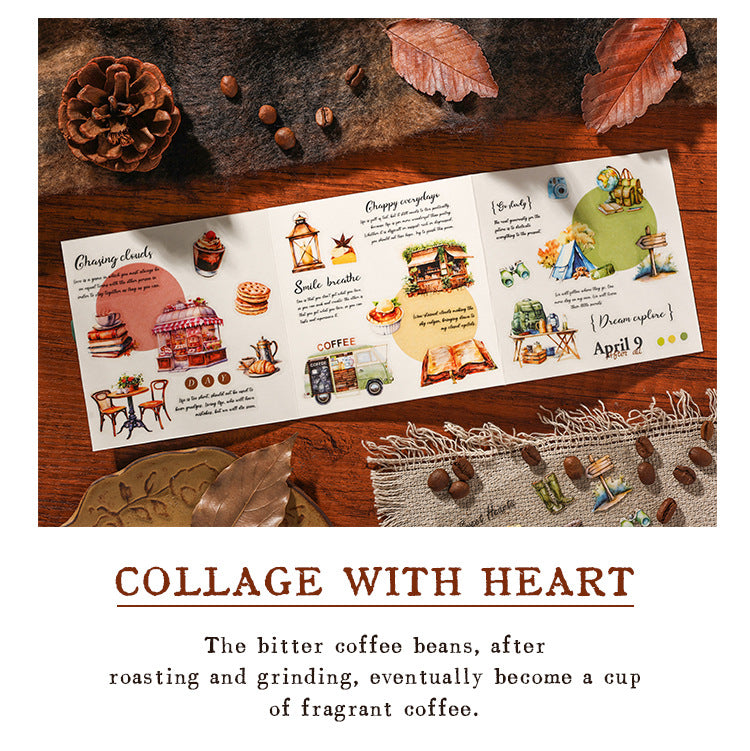 Gourmet Handbook Stickers - 4 Exquisite Designs