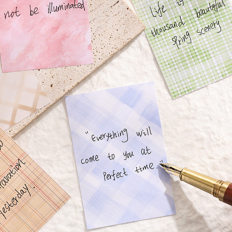 CAWPURI Retro Emotional Writing Notepad – Decorative Base Paper for Handbooks