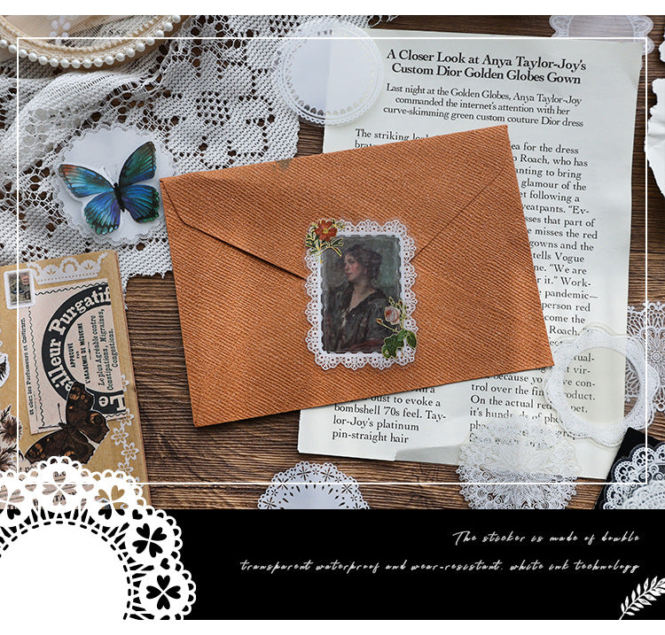 CAWPURI Sun Moon Stars Handbook Sticker Set – Retro - Inspired for Crafts