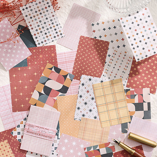 CAWPURI Retro Emotional Writing Notepad – Decorative Base Paper for Handbooks