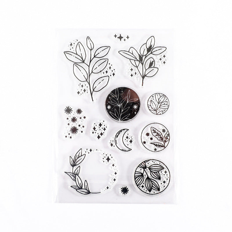 CAWPURI Retro Silicone Transparent Seal Stamp Set – DIY Handbook Decor