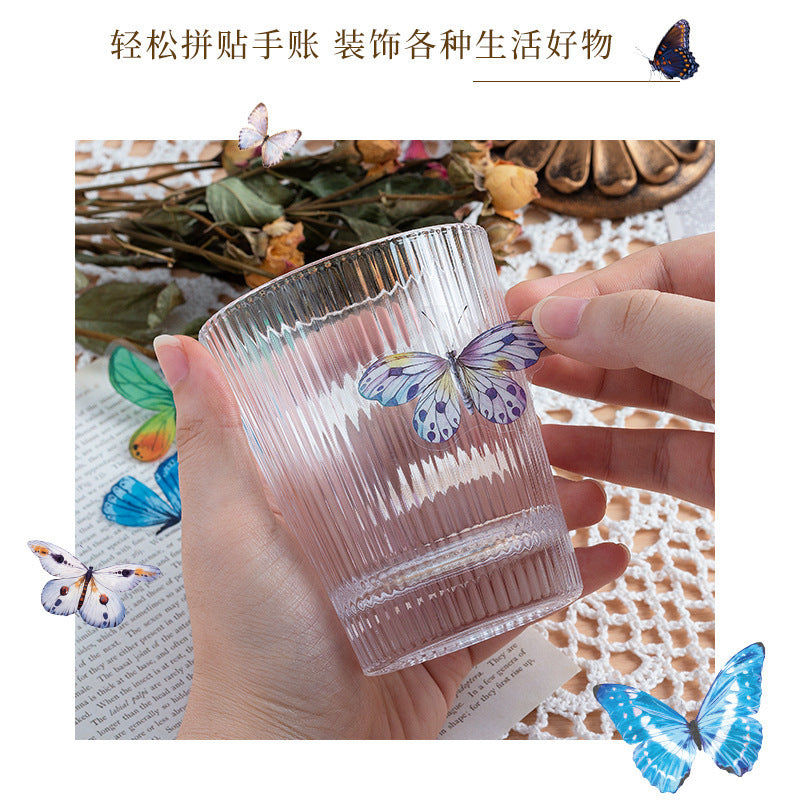 CAWPURI Variety Butterfly Stickers – 40PCS Cute Waterproof PVC for Crafts