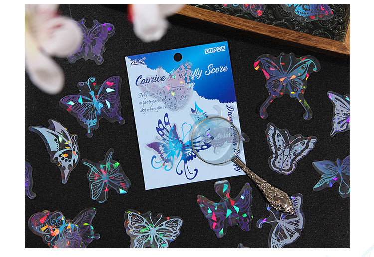 CAWPURI Yuezhenliu Yudiemeng Waterproof Sticker Set – 30 Adorable Designs