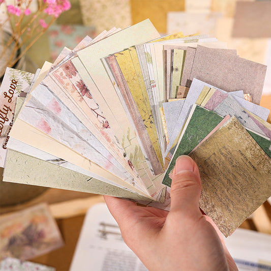 CAWPURI Country Garden Handbook Stickers – 60 Sheets, 6 Retro Styles
