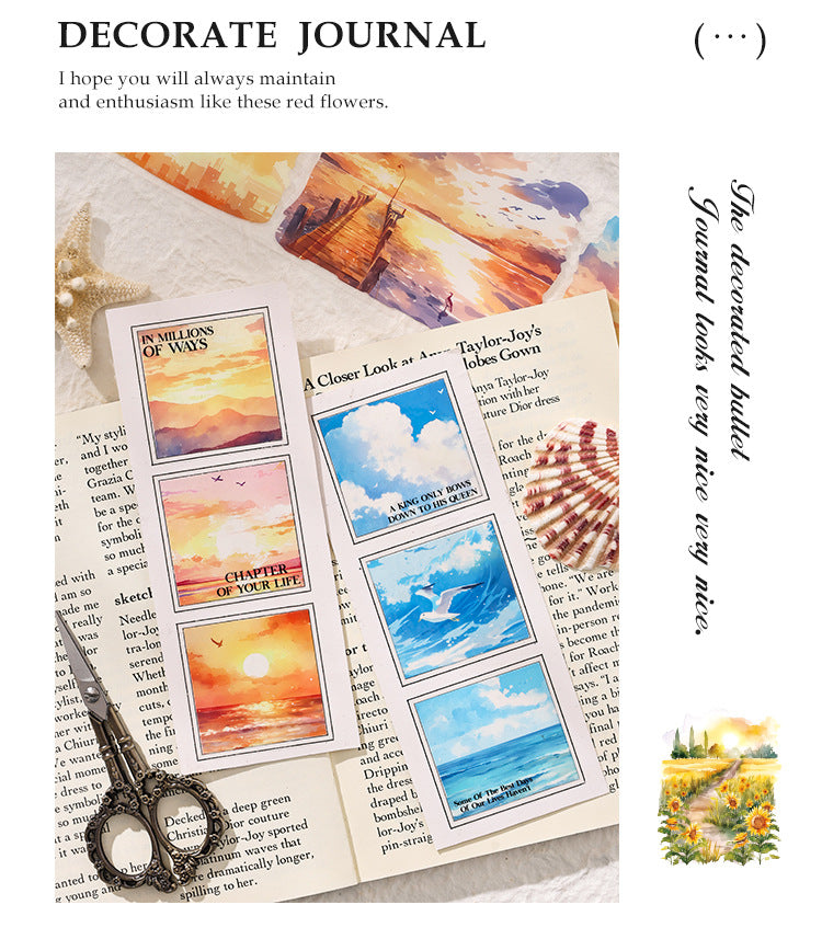 CAWPURI Rhythm Leisurely Landscaping Tape – 4 Rolls for Handbooks