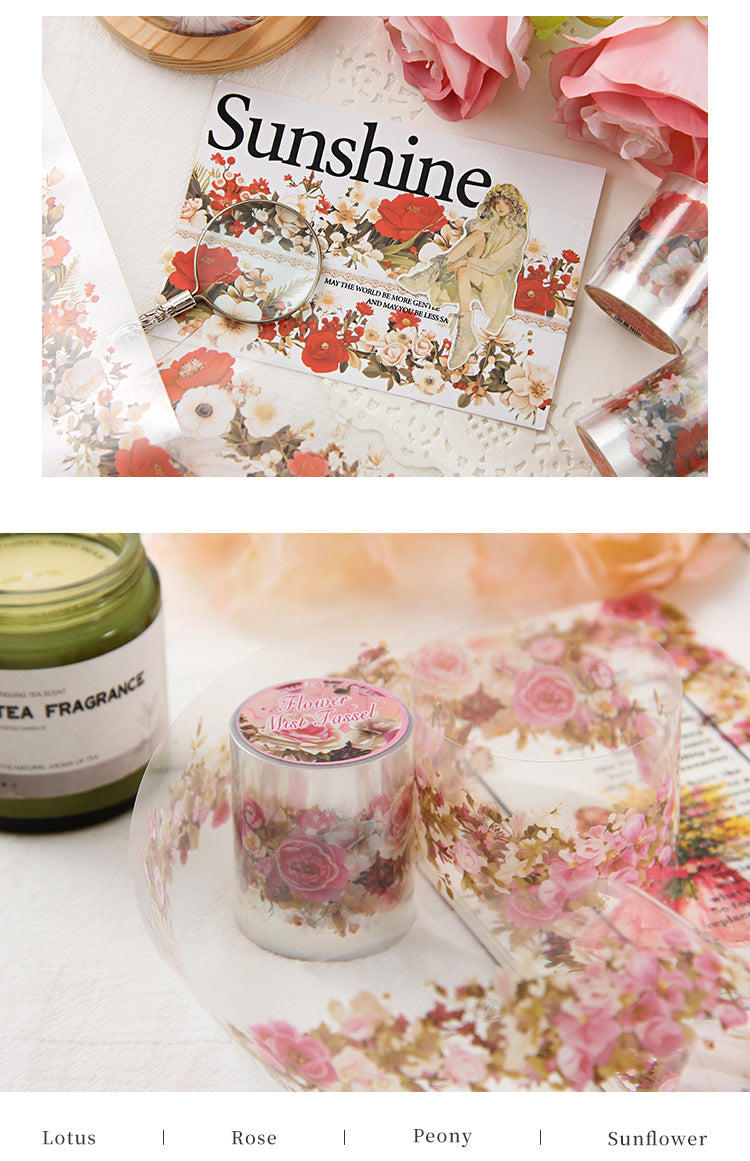 CAWPURI Dream Flower Wizard Tape – Waterproof PET Floral Handbook Tape