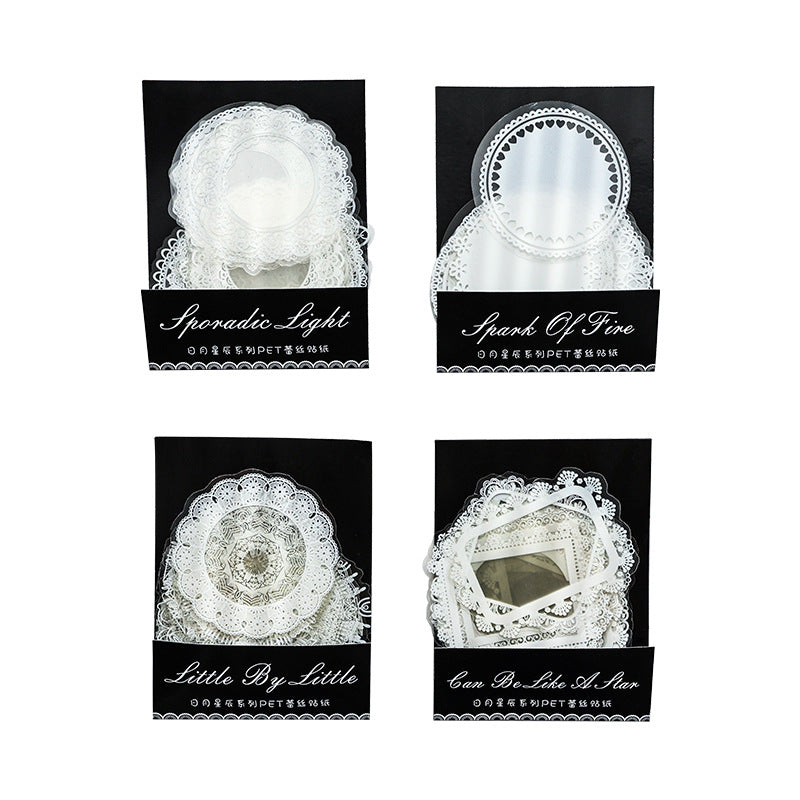 CAWPURI Sun Moon Stars Handbook Sticker Set – Retro - Inspired for Crafts