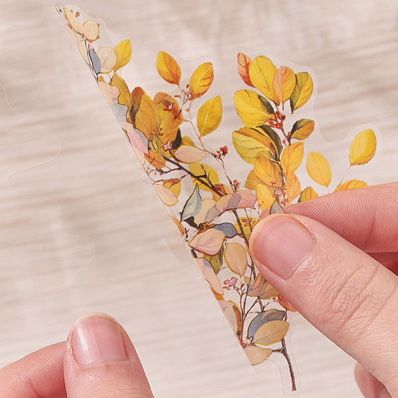 CAWPURI Chun Yu Muye Sticker Pack – 20PCS Floral Delights