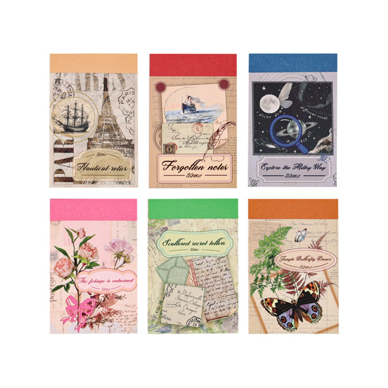 CAWPURI Yuezhen Guling Eternal Sticker Book – 40 Adorable Retro Designs