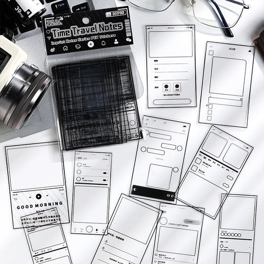 CAWPURI Imprint Collection Stickers – 20PCS Waterproof PET for Handbooks & Crafts