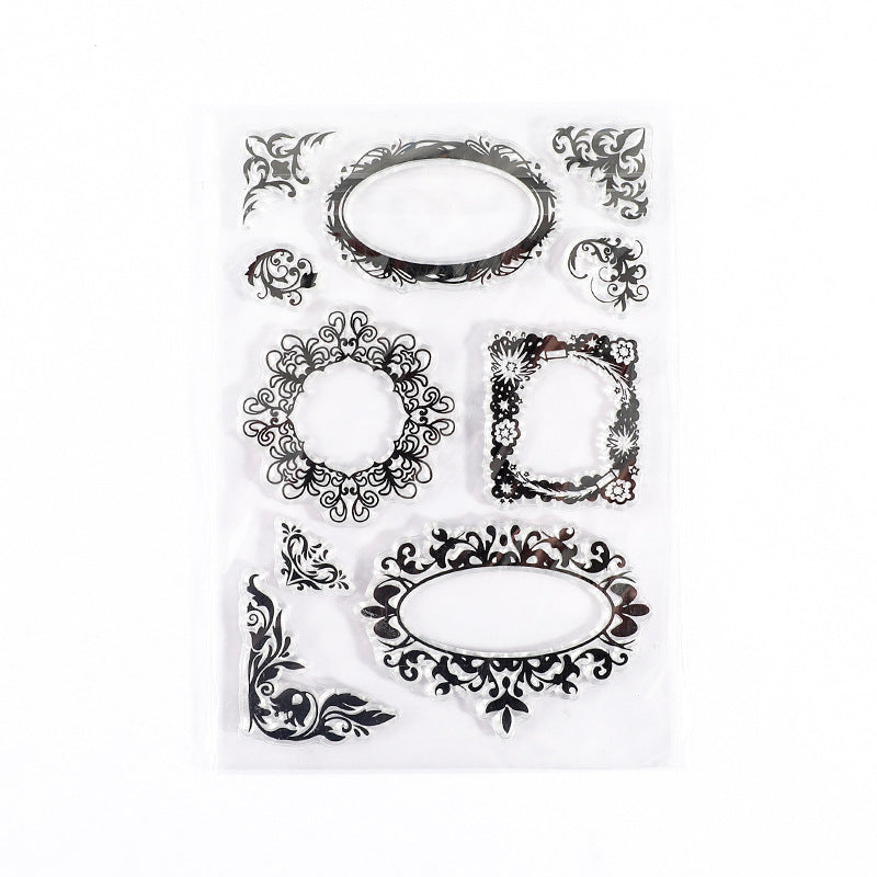 CAWPURI Retro Silicone Transparent Seal Stamp Set – DIY Handbook Decor