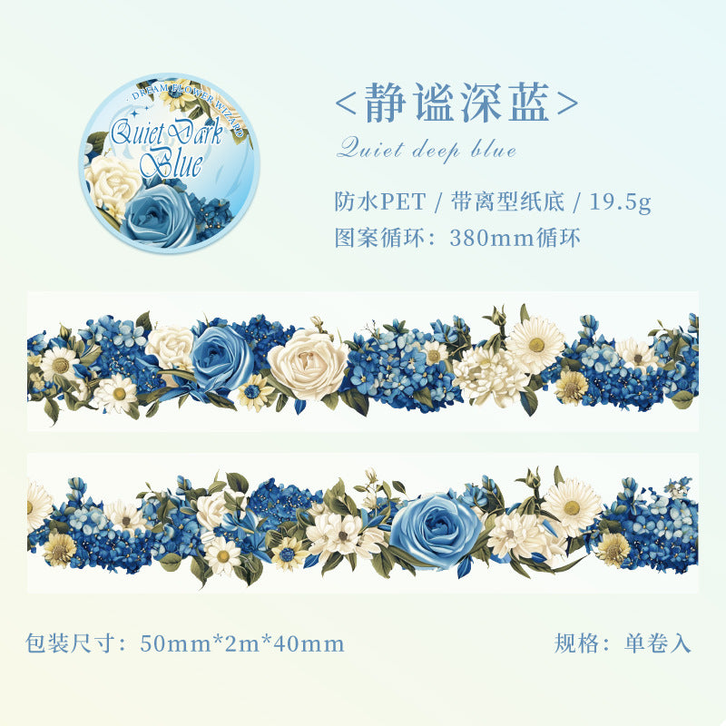 CAWPURI Dream Flower Wizard Tape – Waterproof PET Floral Handbook Tape