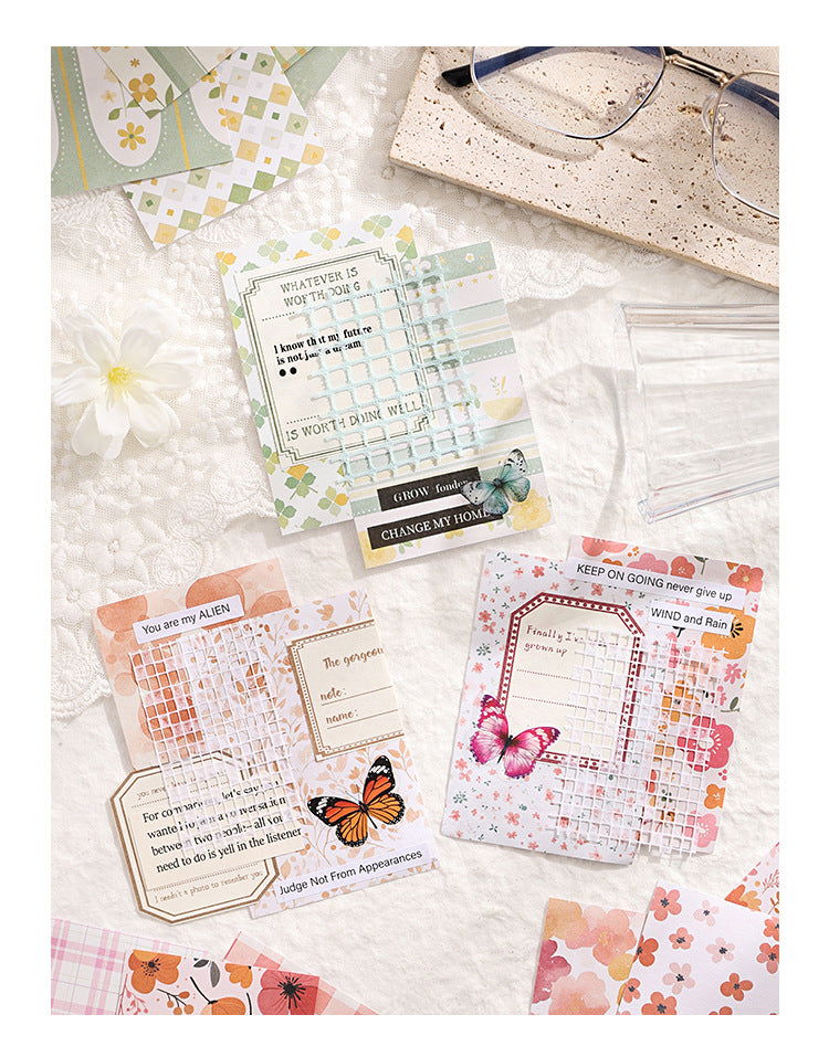 CAWPURI Retro Emotional Writing Notepad – Decorative Base Paper for Handbooks