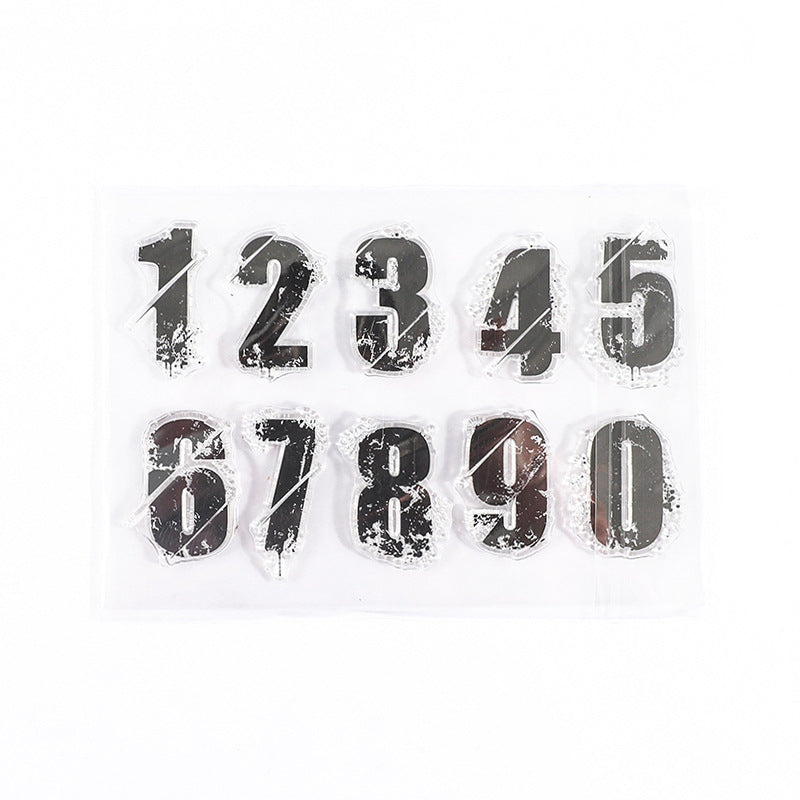 CAWPURI Retro Silicone Transparent Seal Stamp Set – DIY Handbook Decor