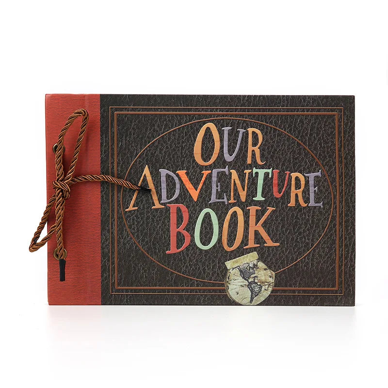 Photo Album DIY Handmade Photo Album Scrapbook Our Adventure Book Retro Kraft Album Anniversary Wedding Memory Mother's Day Gift
