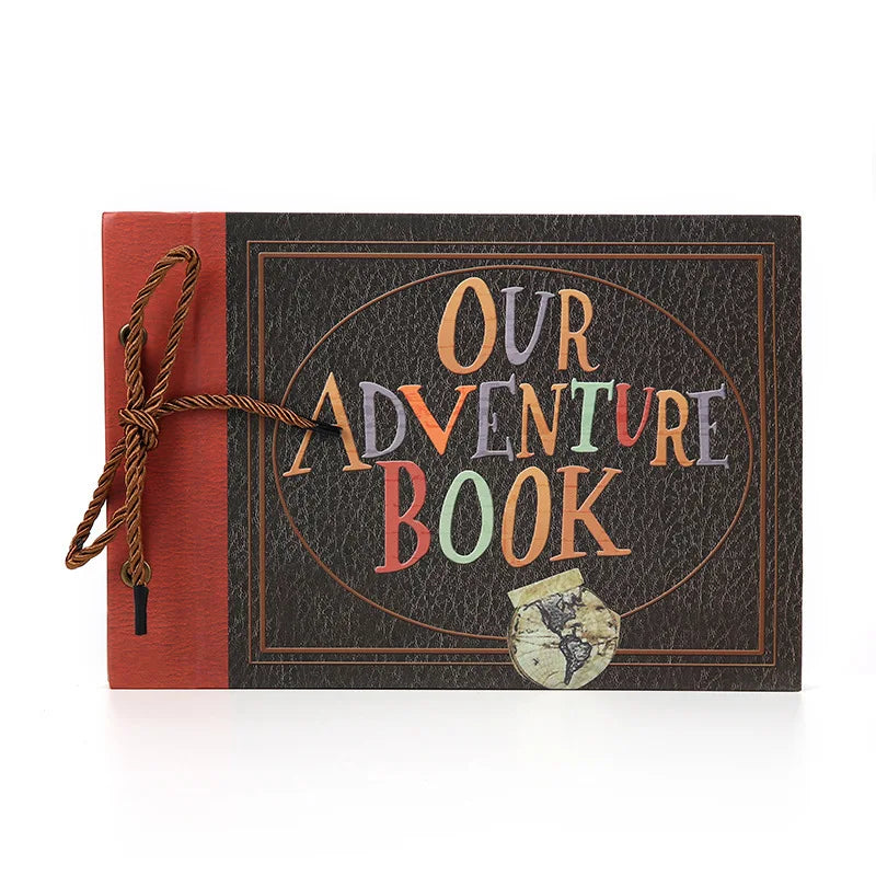 Photo Album DIY Handmade Photo Album Scrapbook Our Adventure Book Retro Kraft Album Anniversary Wedding Memory Mother's Day Gift