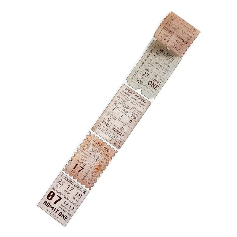 CAWPURI 1 roll 3m*50mm Vintage Washi tape Euro-american style Decorative Scrapbooking tape Diy Diary Album Collage material