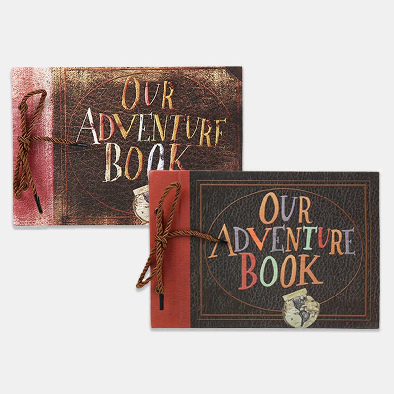Photo Album DIY Handmade Photo Album Scrapbook Our Adventure Book Retro Kraft Album Anniversary Wedding Memory Mother's Day Gift