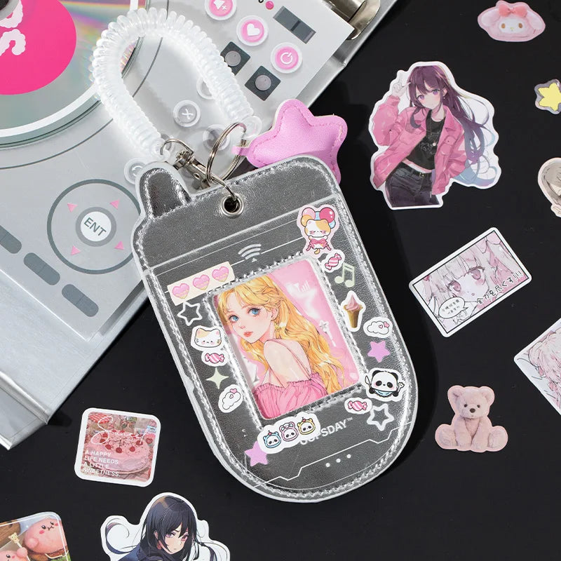 CAWPURI 3Style 45Pcs/bag cut film sticker book for DIY handbook phone case photo frame album scrapbook hang tag card decoration