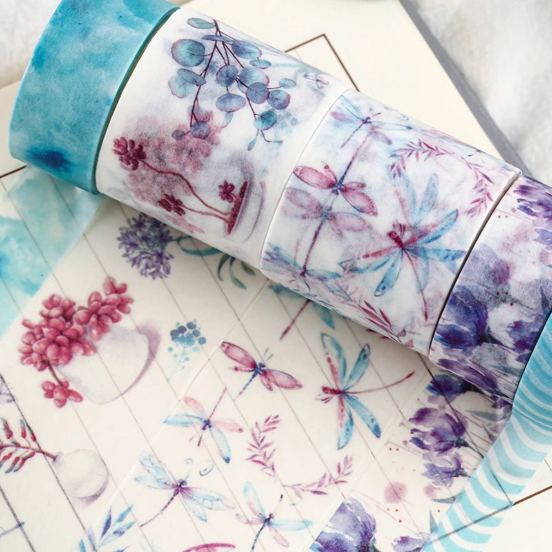 CAWPURI 26 Designs 10pcs/box Cute Cartoon Animals Washi Tapes Scrapbooking DIY Deco Creative Japanese Kawaii Masking Tapes