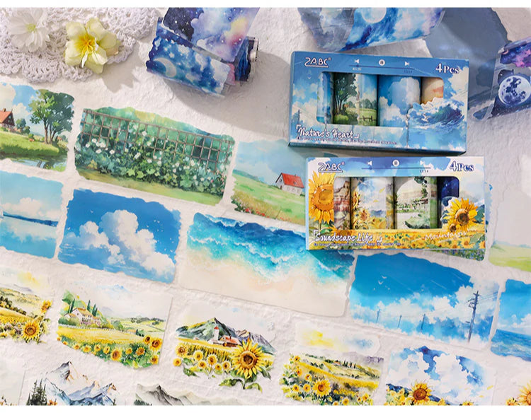 CAWPURI Rhythm Leisurely Landscaping Tape – 4 Rolls for Handbooks
