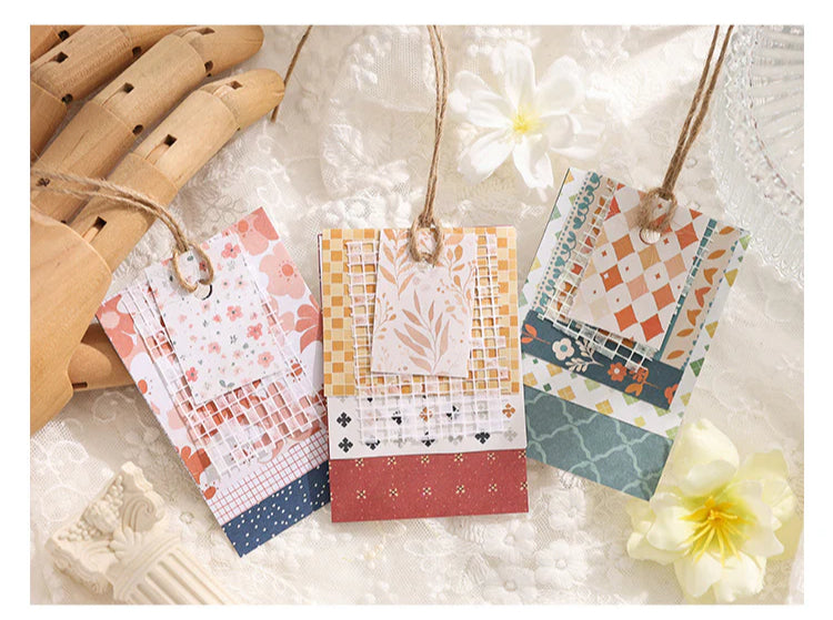 CAWPURI Retro Emotional Writing Notepad – Decorative Base Paper for Handbooks