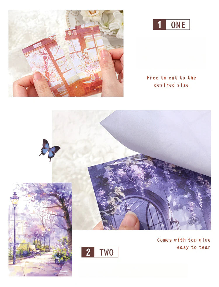CAWPURI Chenxi Impression Handbook Notes – 30 Sheets for Retro Handbooks