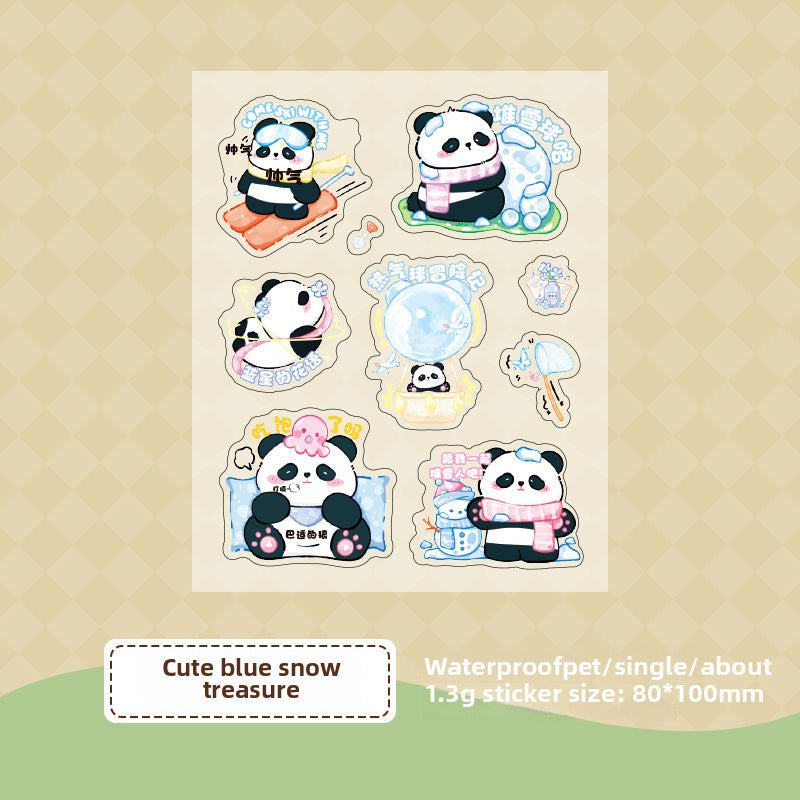 CAWPURI Cute Cartoon Waterproof Stickers – 16 Adorable Designs for Crafts