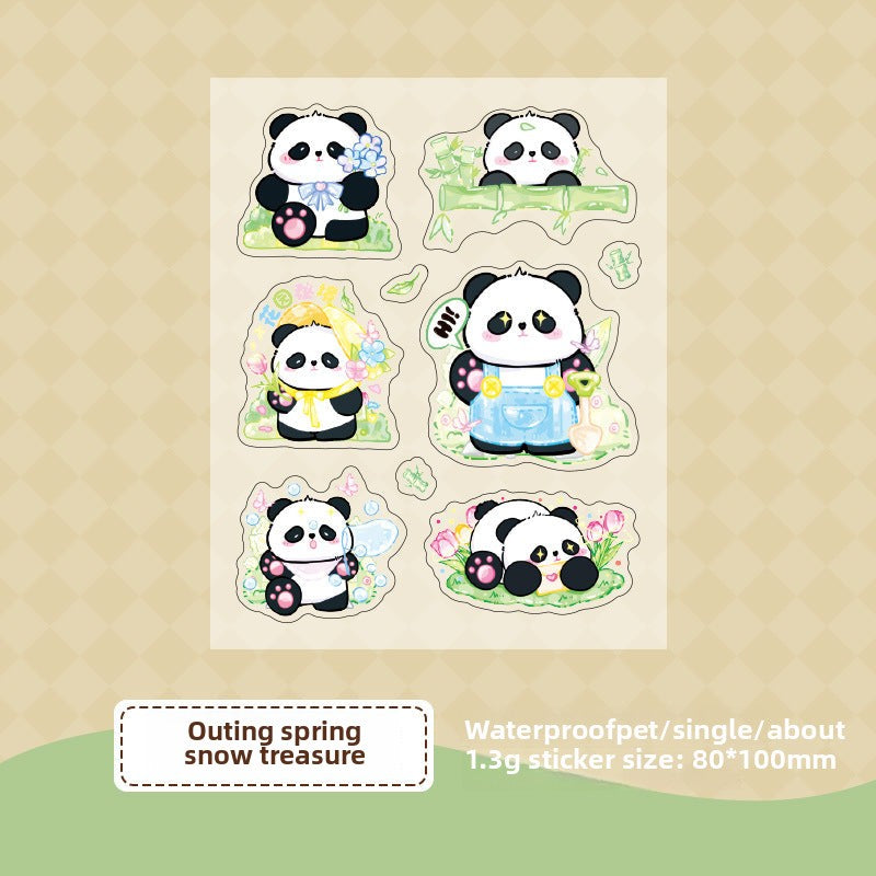 CAWPURI Cute Cartoon Waterproof Stickers – 16 Adorable Designs for Crafts
