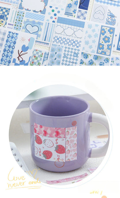 CAWPURI Half - Sugar Diary Handbook Sticker Book – 30 Adorable Designs