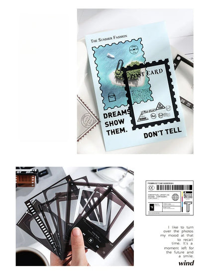 CAWPURI Imprint Collection Stickers – 20PCS Waterproof PET for Handbooks & Crafts