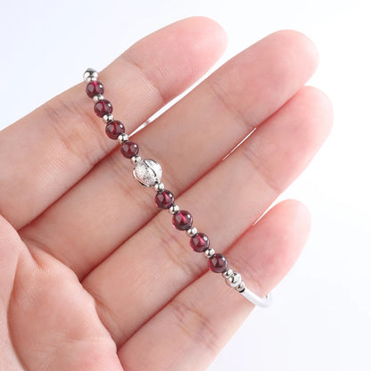 925 Sterling Silver Strand Bracelets for Girls Women's Bracelets Fine Jewelry Accessories