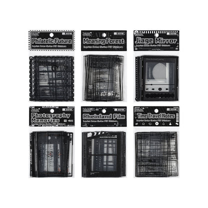 CAWPURI Imprint Collection Stickers – 20PCS Waterproof PET for Handbooks & Crafts