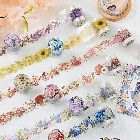 CAWPURI Dream Flower Wizard Tape – Waterproof PET Floral Handbook Tape