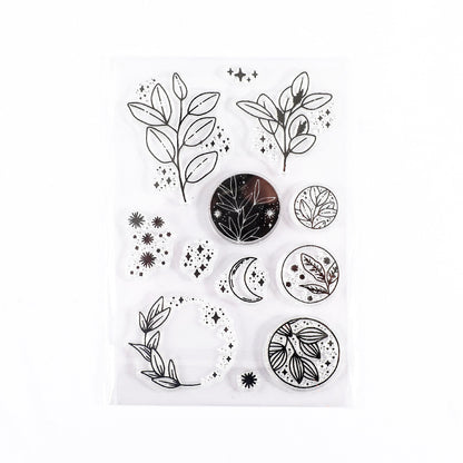CAWPURI Retro Silicone Transparent Seal Stamp Set – DIY Handbook Decor