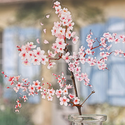 CAWPURI Chun Yu Muye Sticker Pack – 20PCS Floral Delights