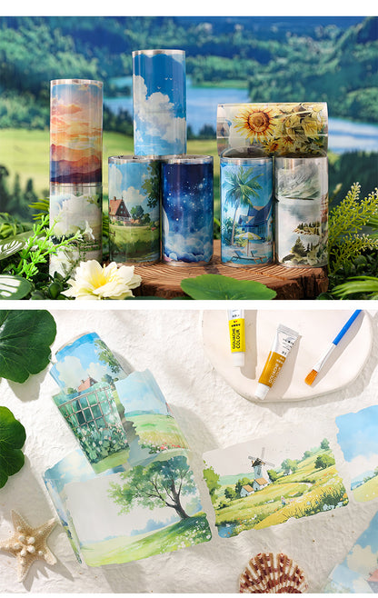 CAWPURI Rhythm Leisurely Landscaping Tape – 4 Rolls for Handbooks