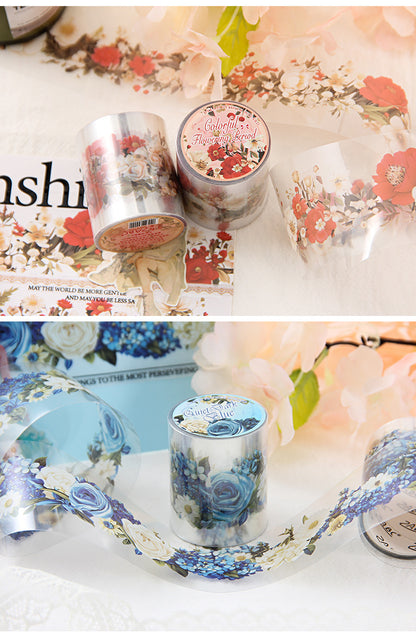 CAWPURI Dream Flower Wizard Tape – Waterproof PET Floral Handbook Tape
