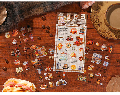Gourmet Handbook Stickers - 4 Exquisite Designs