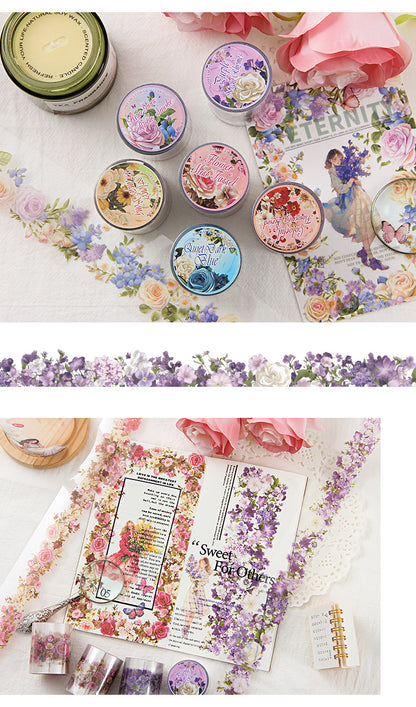 CAWPURI Dream Flower Wizard Tape – Waterproof PET Floral Handbook Tape